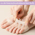 12 Packs Metatarsal Pads, Honeycomb Fabric Forefoot Cushions for Pain Relief, Invisible Socks for Men and Women