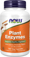 NOW Supplements Plant Enzymes, 120 Veg Capsules, with Lactase, Protease, Papain, and Bromelain