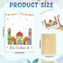 Sereliy 4 Sets Eid Gift Card Book, Eid Mubarak Money Holder Cards with Envelopes, Islamic Holiday Ramadan Kareem Gift