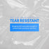 Reli. Heavy Duty Trash Bags, 40 to 45 Gallon, 125 Clear Garbage Bags for Serious Cleanup