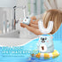 QDCYP Toothbrush,6 Modes,4 Heads,IPX7 360 (6-12 Kids U Shaped Electric Cleaning Brush Waterproof,Automatic Sonic