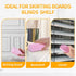 Damp Clean Duster Sponge, 4 Pack Reusable Magic Eraser for Household Cleaning Blinds, Glass, Baseboards (Pink)