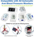 XXL Blood Pressure Cuff Compatible with Omron 9”-24” (22-60CM), Extra Large BP Replacement Cuff for Big Arms - Includes 6 Connectors