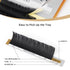 LASHVIEW Ellipse Flat Eyelash Extension Supplies, 0.15mm D Curl Mixed Length, Professional Salon Use