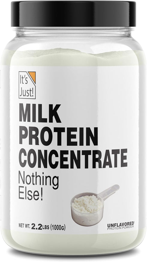 It's Just! Milk Protein Concentrate, 80% Casein / 20% Whey, No Added Sugar, 2.2 Pound