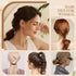 No Damage Hair Ties, 10PCS Elastic Ponytail Holders for Thick Hair, Braided Hair Bands for Women & Girls - Black