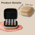 Mazentrix 1-3ml GLP-1, Strap,G0ld Peptide Vial Case for Fridge Storage - Organizer Holds Vials for Insulin