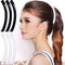RC ROCHE ORNAMENT 6 Pcs Thin Banana Ponytail Maker Holder, Cute No Slip Grip Hair Clasp Clip for Women