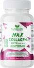 Max Collagen Plus C - 60 Caps, All Natural Collagen Capsules with Biotin & Bioperine for Anti-Aging