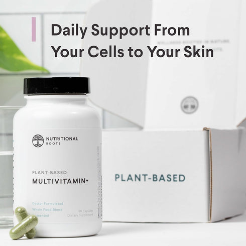 Multivitamin+, Award-Winning Plant-Based Vegan Multivitamin, 45 Servings with Organic Vegetables and Probiotics