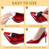 LUSTRIB 3 Pair Shoe Filler for Too Big Shoes Women Men, Adjustable Toe Inserts Make Shoes Fit That are Too Big, Soft