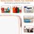 PACKISM TSA Approved Toiletry Bag - Clear Waterproof Makeup Bag, Travel Cosmetic Bag for Women, 3 Pack Carry on