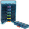 Portable Weekly Medicine Organizer Reusable Pill Case with Compartments Tight Seal Travel-Friendly