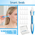 Smart Swab - Spiral Ear Cleanser - Earwax Remover Tool with 16 Replaceable Tips