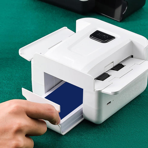 Yosoo Health Gear Automatic Card Shuffler, Portable Electric Playing Card Shuffling Machine, for Travel and Family