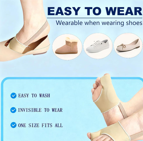 VCCETOUL 2PCS Bunion Corrector for Women & Men, Big Toe Straightener, Bunion Corrector Sleeve with Separators, Hallux