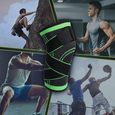 Compression Knee Sleeve Knee Brace - Support for Men & Women, Pain Relief for Running, CrossFit, Basketball