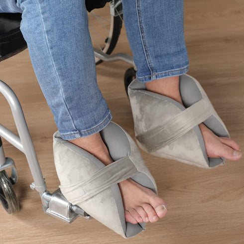 Fanwer Heel Protectors for Pressure Sores, Foot Support Pillow, Heel Cushions for Heel Pain Relief, Bedsores, Pressure