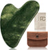 Rena Chris Gua Sha Facial Tools, Natural Jade Stone Guasha Tool for