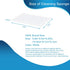 100PCS Magic Cleaning Sponge Eraser Sheets - Disposable Nano Dish Sponge Cleaner Pads for Hard-to-Reach Places
