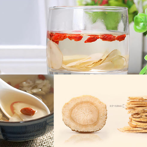 1 Box of Hand Selected American Wisconsin Ginseng Slice, 4 Oz, Boost Your Immune System Fast