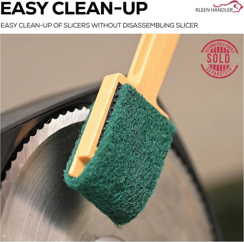 60 Pcs Slicer EZ Scrub Pad, Electric Blade Cleaning Tool for Deli Slicing Machine, Small Scrub Pads