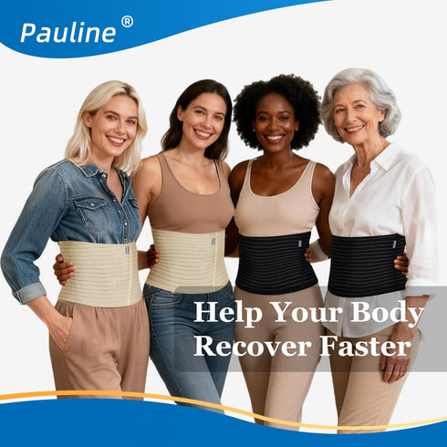 Tummy 30" 45", 9" Abdominal Binder Post Surgery - Premium Belly Band for Stomach Support & Compression - Promote