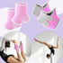 Set, 2 Prasacco Kids Ankle Brace Pairs Compression Socks & Adjustable Support Sleeves for Injury Prevention, MediumPink