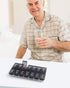 XL Weekly Pill Organizer, Fullicon Extra Large Daily Pill Box for Twice a Day Vitamin/Fish Oil/Supplements