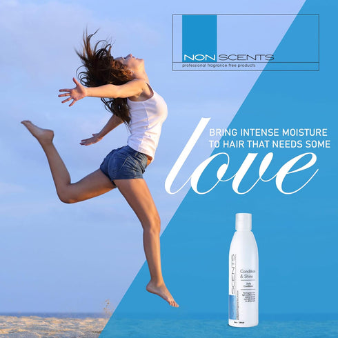 Nonscents Original Formula Fragrance Free Conditioner for Dry Hair, Natural Cruelty Free & Sulfate Free Conditioner