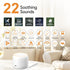 SPLENPAW 22 3 Portable & Mini Rechargeable White Noise Machine with Soothing Sounds Timer Options, Memory Function