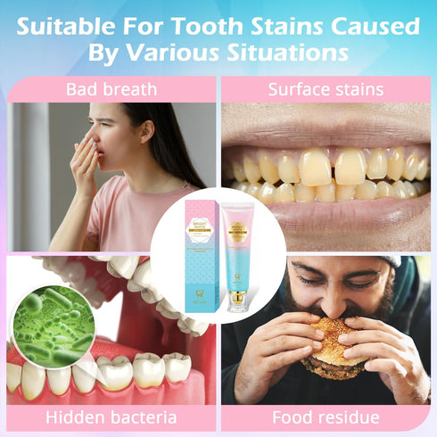 KUKSY (3) Niacinamide Whitening Toothpaste, Niacinamide Toothpaste Intensive Whitens Teeth, Protects Enamel, Removes