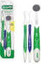 GUM Oral Care Dental Cleaning Kit, Dental Mirror with Light, Explorer Pick, Dental Scaler, Professional Quality