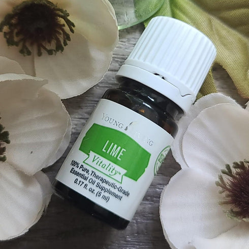 Young Living Lime Vitality Essential Oil 5ml - Food-Grade for Culinary Creations and Flavoring Dishes