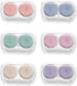Vastsoon Contact Lens Case, Pack of 6 Portable Contact Solution Soaking Case