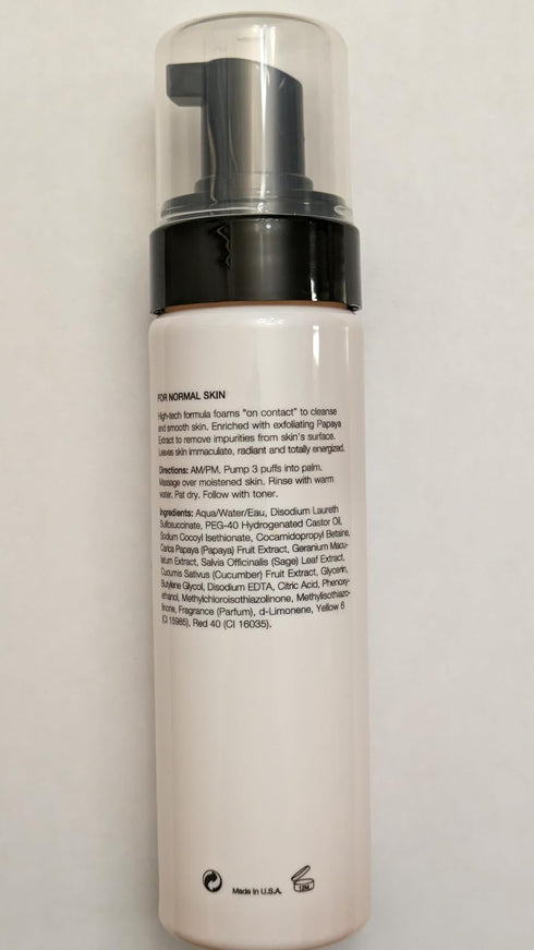 Jolie Papaya Enzyme Cleanser - 7 oz Exfoliating Gentle Foaming Face Wash with Natural Fruit Extracts