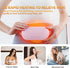 PVOGRT 4 4 Portable Electric Heating Pad for Period Cramps, Menstrual Heating Pads with Heat Levels and Vibrating Modes