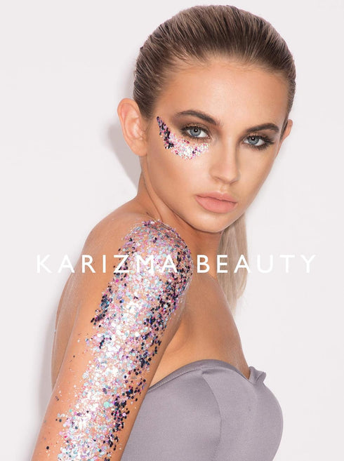 KARIZMA Unicorn Glitter - 10g Chunky Face, Hair, Eye Glitter for Women, Rave & Festival Accessories, Cosmetic Makeup