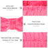 Ondder Spa Headband for Washing Face 8 Pack Rose Red Skincare Headbands for Women Girls Terry Cloth Cute Bow Head Bands