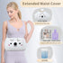 Toxin 2 Pack Hot Water Bottle, Rubber Hot Water Bottle Belt with Warm Soft Waist Plush Cover, Hot Water Bag for Pain