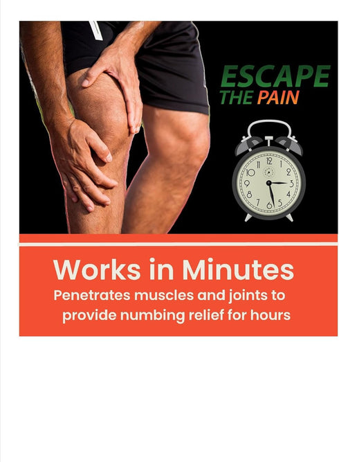 Pain Relief Cream for Joint Soreness, Sports Pain, Muscle Relaxation - Non-Greasy 3.4 oz for Arthritis, Back, Shoulder