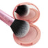 Real Techniques Mini Multitask Makeup Brush, For Blush, Bronzer & Powder, Travel Sized, Vegan & Cruelty-Free