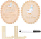 Tucnoeu Baby Announcement Sign, Wooden Hello World Newborn Welcome Sign, Hes Here Card