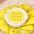 Tebatu 450ml Small Round Hot Water Bottle Bag Winter Relaxing Heat Therapy Warmer