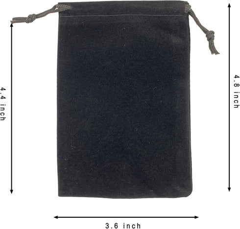AEAOA Gift Bags, Pack of 25 Pieces 4.8" X 3.6" Velvet Drawstring Jewelry Pouches for Candy, Pins, Jewelry, Birthday