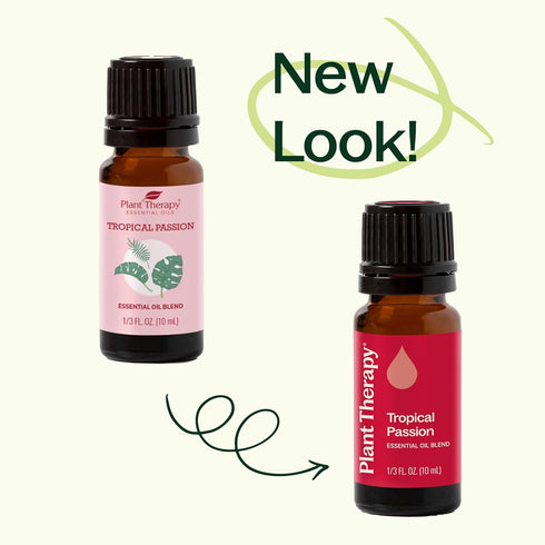 Plant Therapy Tropical Passion Essential Oil Blend, 10 mL (1/3 oz), 100% Pure, Undiluted, Therapeutic Grade