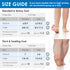 ComfiTECH Foot Ice Pack Wrap for Swollen Feet, Ice Boot for Foot Recovery, 2 Packs M Blue