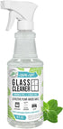 Mighty Mint Glass Cleaner, Non-Toxic Ammonia-Free Streak-Free Spray for Windows, 16oz Natural Peppermint