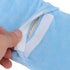 Light Blue U-Shaped Hot Water Bottle for Pain Relief