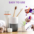 SMLBJUTE 5Pcs Plastic Tooth Paste Tube Squeezer Dispenser, Hanging Roller Tube Squeezer Holder for Saving Toothpaste